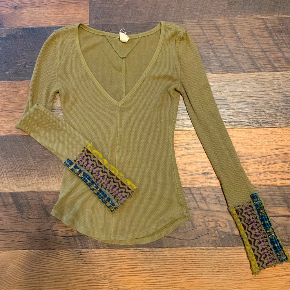 Free People Embellished Cuff Thermal